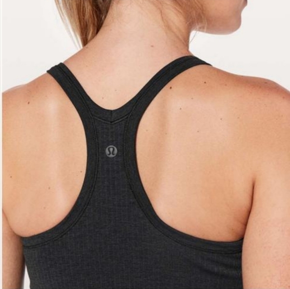 Lululemon Ebb To Street Racerback Crop Tank Top | Black | 8 - Picture 6 of 12